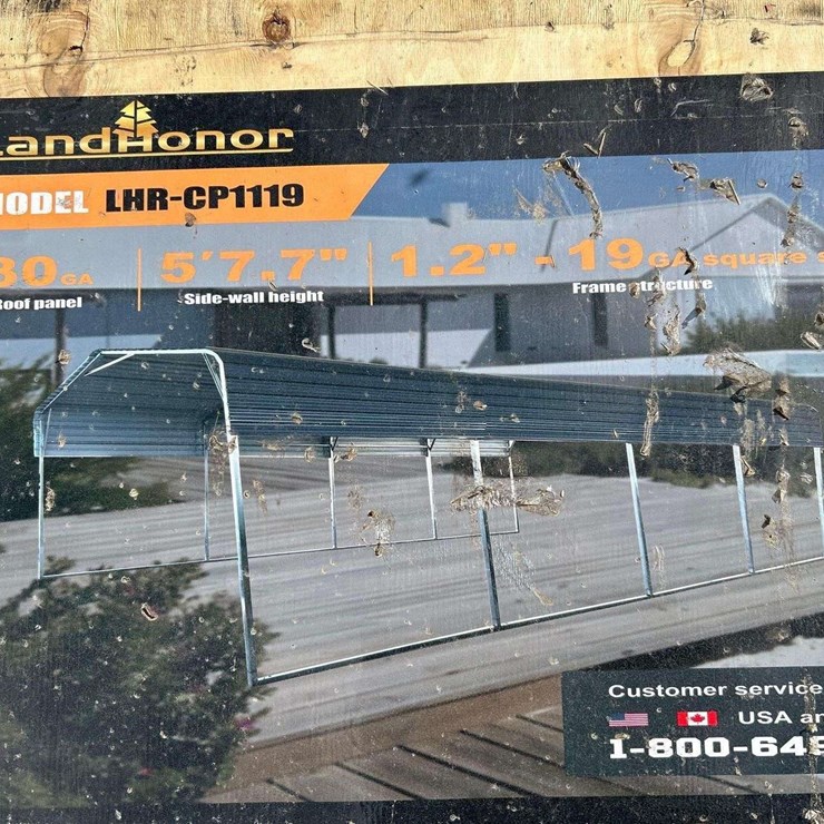 Land Honor 11'x19' All Steel Carport