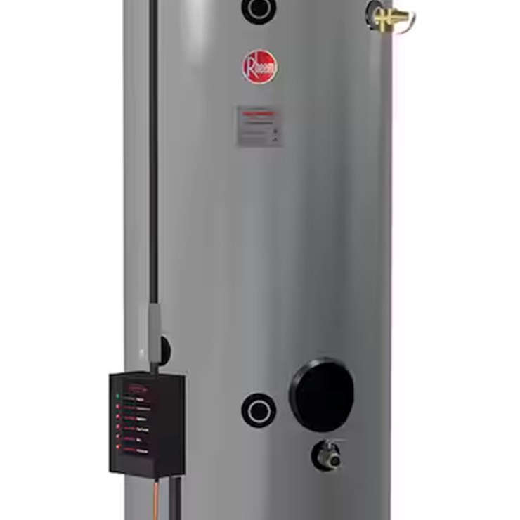 RHEEM Universal Heavy Duty 100-Gal 199K BTU Natural Gas Commercial Water Heater Unused Retail: $5431