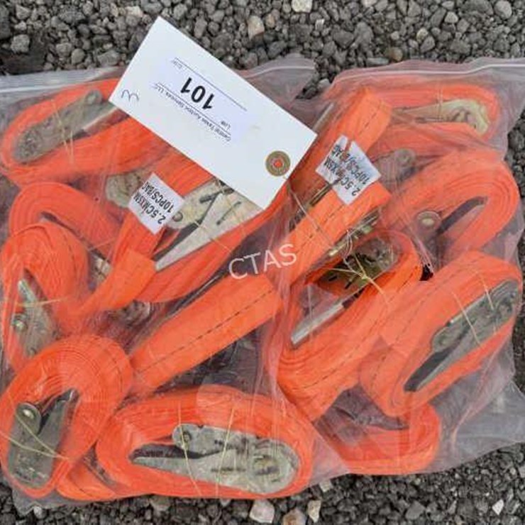 #101 • (20) Ratchet Straps - 2.5cm x 5m