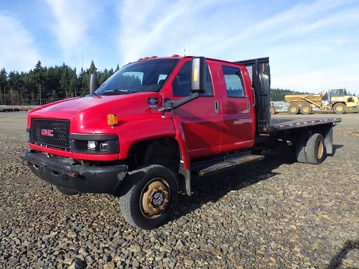 2007-gmc-c5500-crew-cab-16'-s/a-flatbed-truck-image-1
