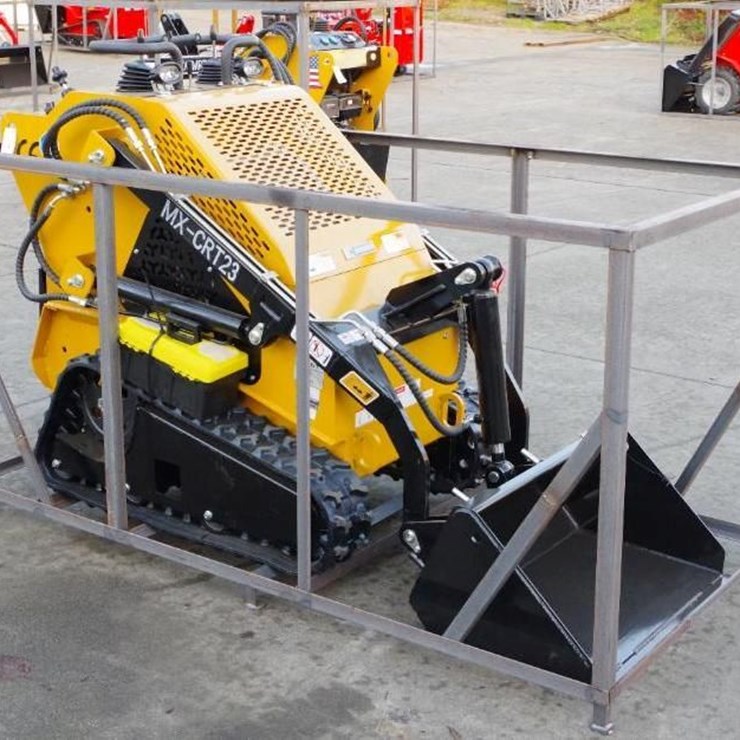 2025 AGT INDUSTRIAL MX-CRT23 Stand-On Mini Skid Steer Loader, 23HP RATO Gasoline Engine, 32" Bucket
