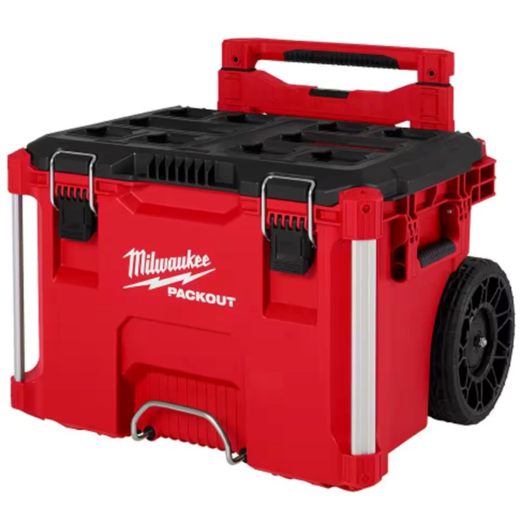 MILWAUKEE PACKOUT 22" Rolling Modular Tool Box, Low Profile Handle, M/N 48-22-8427, Unused