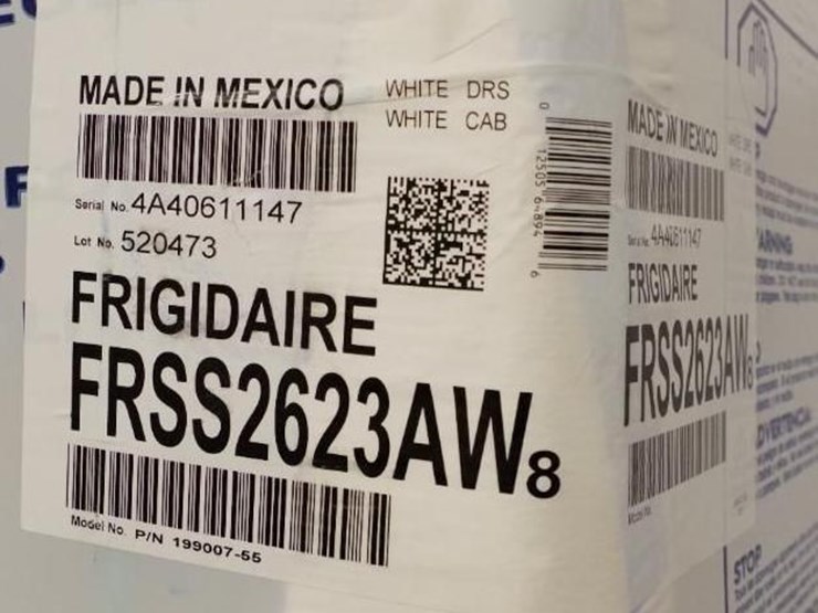 frigidaire-25.6-cu.-ft.-standard-depth-36"-w-side-by-side-refrigerator-in-white-w/-dispenser,-unused-image-8