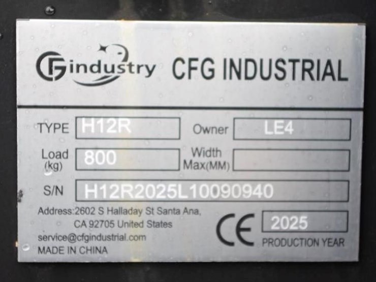 2025-cfg-industrial-h12r-mini-excavator,-gasoline-engine,-unused-image-2