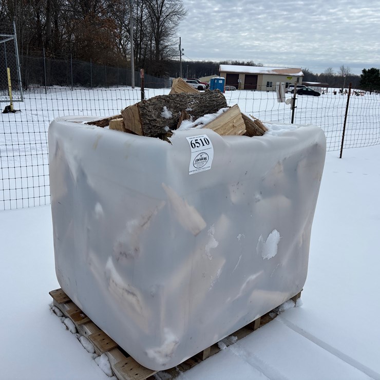 #6510 • E1. Bin of hardwood firewood