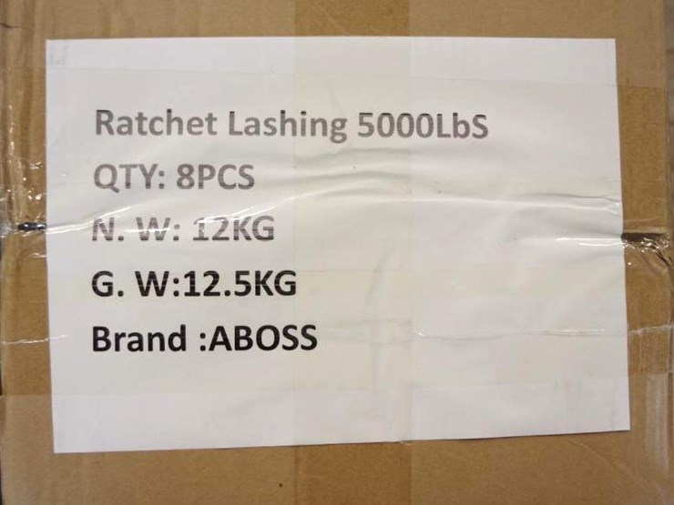 [8]-aboss-2"-x-29'-adjustable-ratchet-tie-downs,-unused-image-4