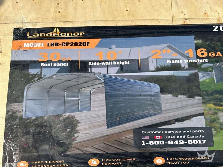 land-honor-20'x20'-all-steel-carport-image-1