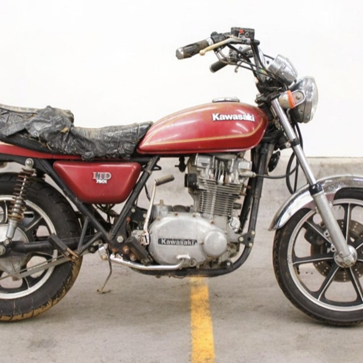 1980 Kawasaki KZ750 Twin Motorcycle