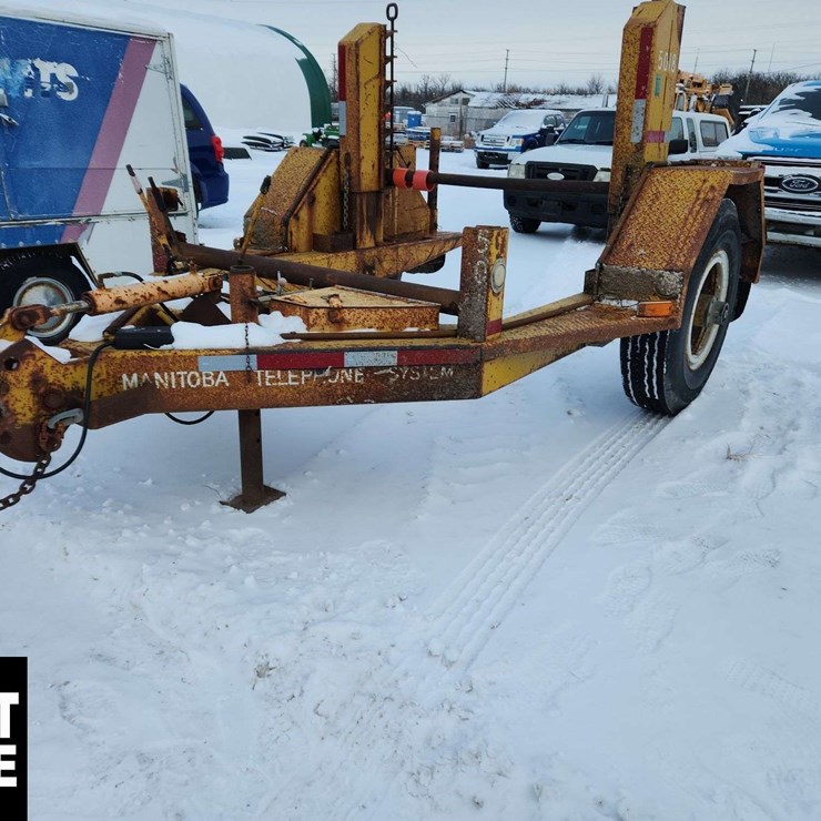 Cable Roll Trailer 1973 Fort Garry S/A 14ft Reel Trailer