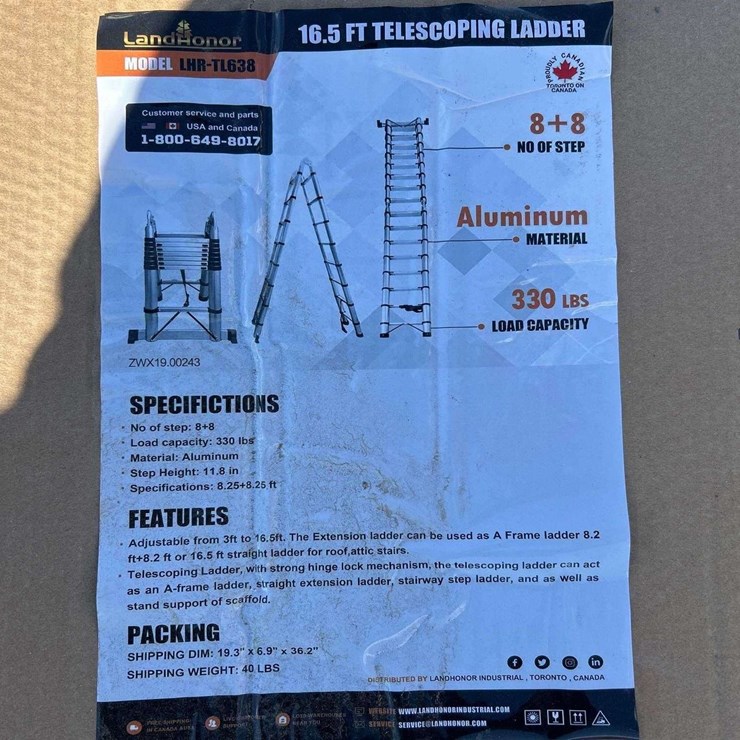 Land Honor Telescoping Ladder