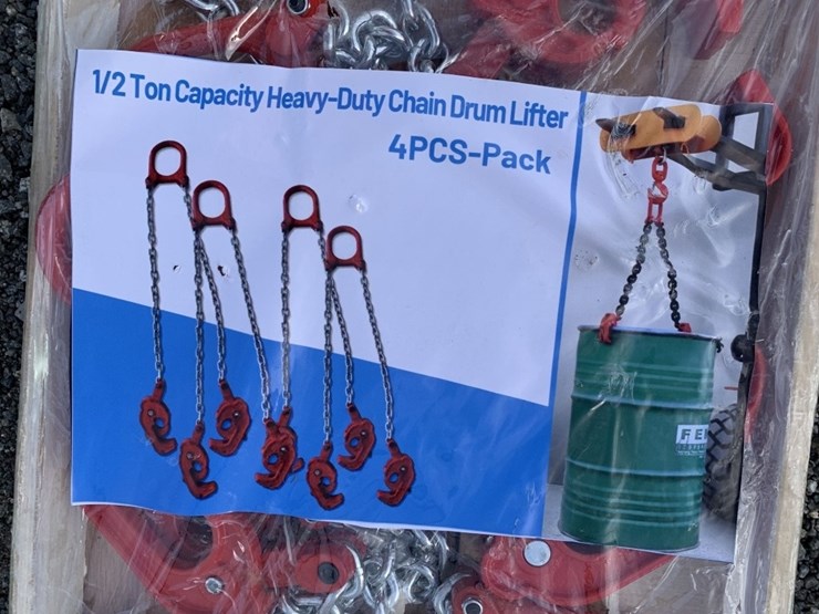 (4)-unused-heavy-duty-chain-drum-lifter.-image-2