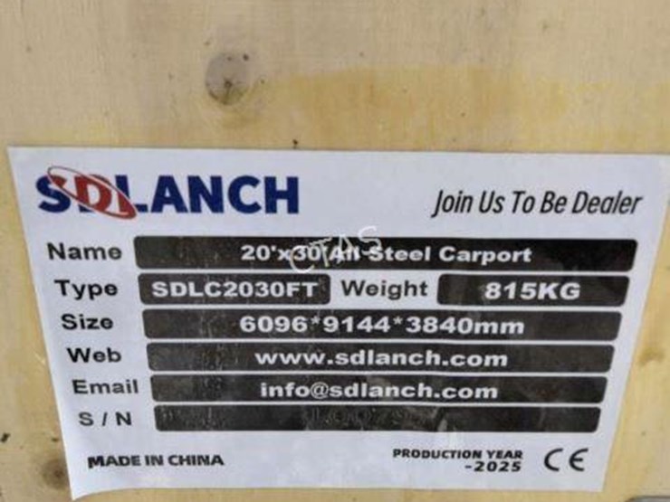 #10-•-20'-x-30'-all-steel-carport-w/-enclosed-sides-image-5