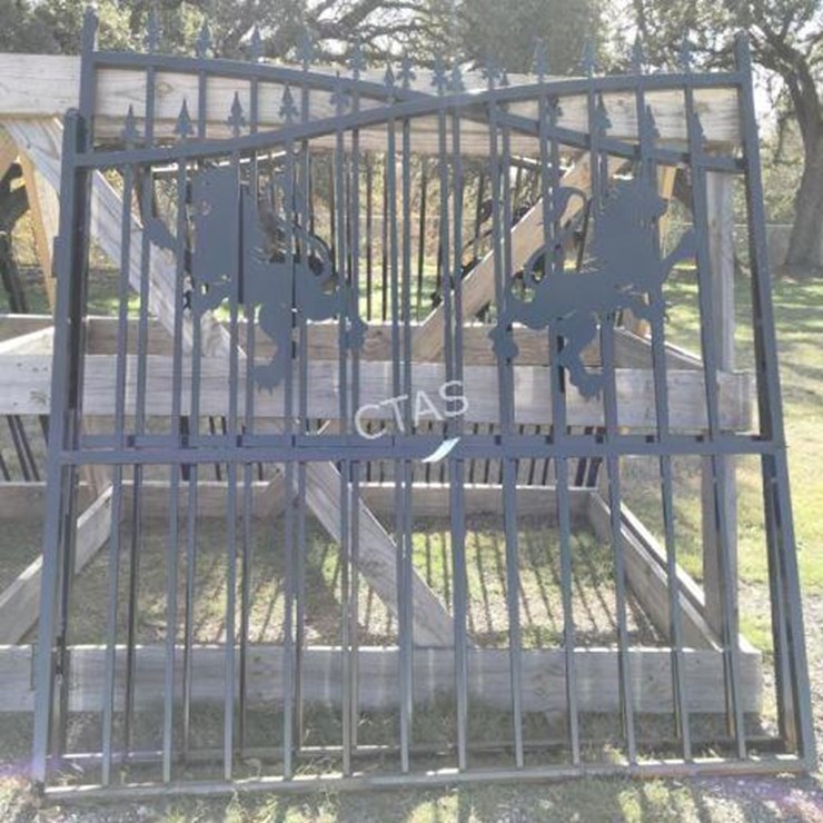 #12 • Bi-Parting Iron Gate w/ Lion Motif - 4.2M