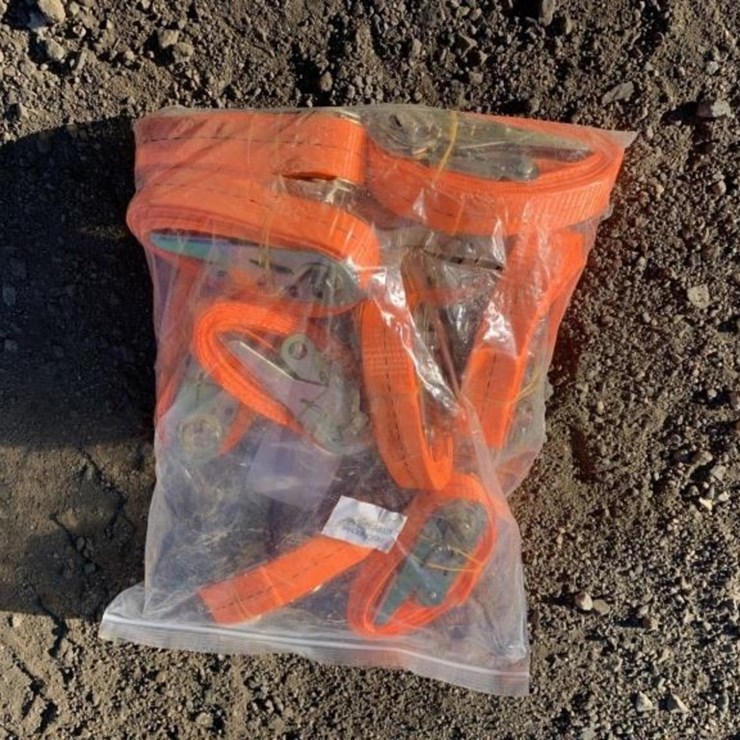 (10) Unused 1in Ratchet Straps.