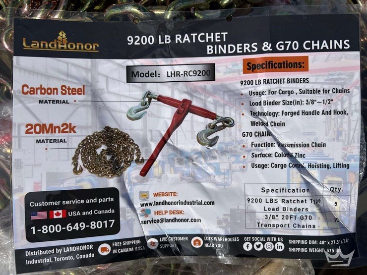 land-honor-9200-lbs-ratchet-binders-&amp;-g70-chains-image-1
