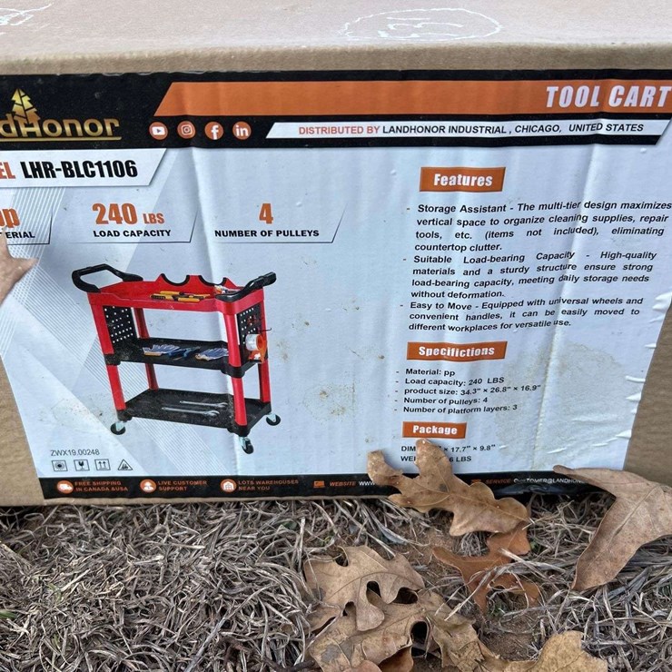 Land Honor 240lbs Tool Cart