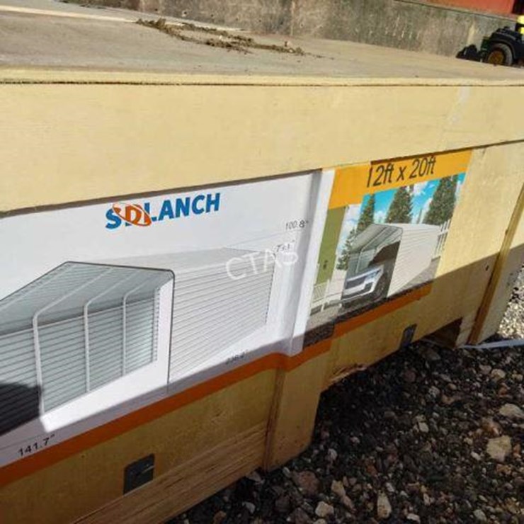 #8 • 12' x 20' High-End Carport w/ Enclosed Sides