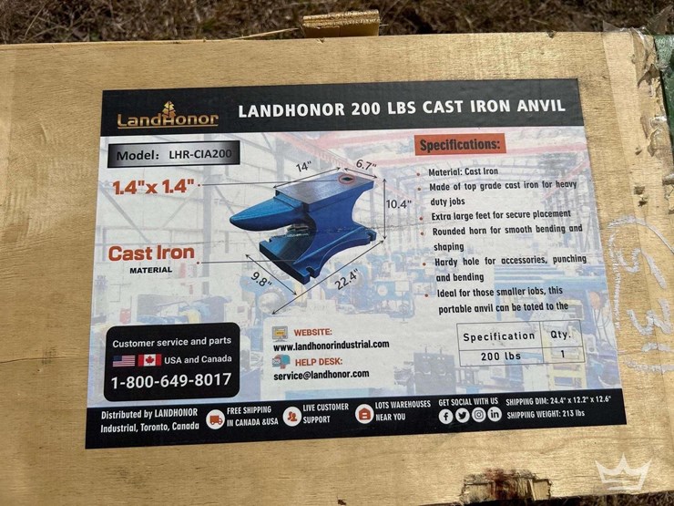 land-honor-cast-iron-200lbs-anvil-image-1