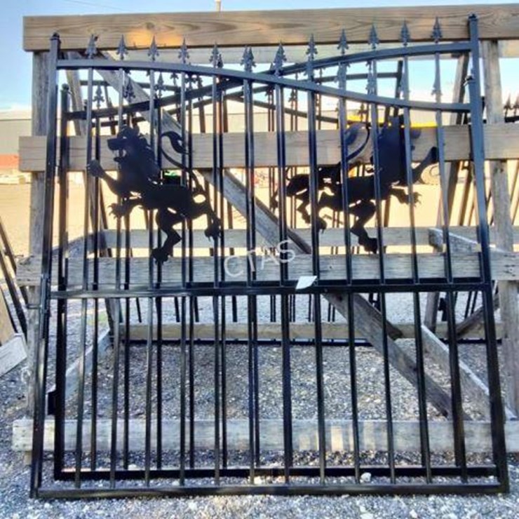 #83 • Bi-Parting Iron Gate w/ Lion Motif - 4.2M