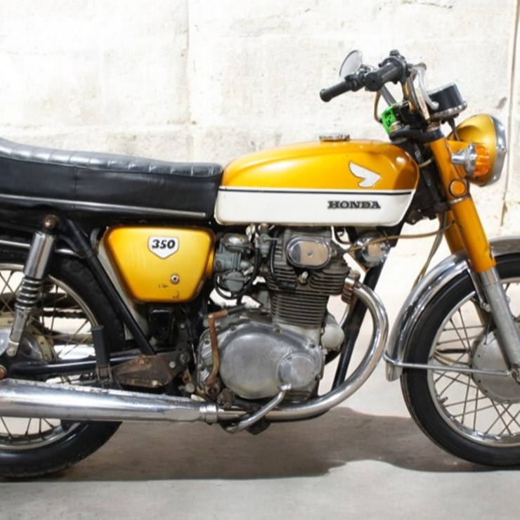 1970 Honda CB350 Motorcycle