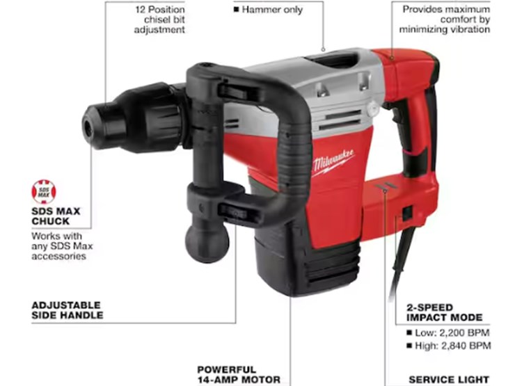 milwaukee-sds-max-demolition-hammer,-unused-image-3