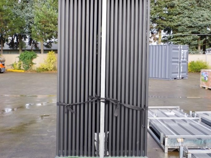 [22]-aboss-9.5'-x-6.25'-unleaded-powder-coated-wrought-iron-site-fence-panels-w/-(23)-posts-&-har...-image-5