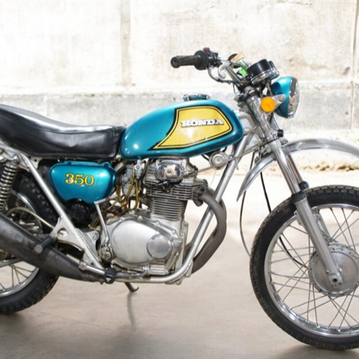 1972 Honda SL350 Motorcycle
