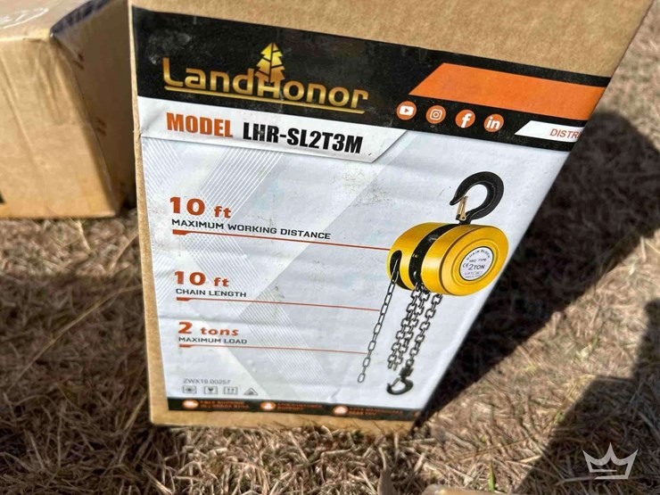 land-honor-2-ton-lift-hand-chain-hoist-image-1