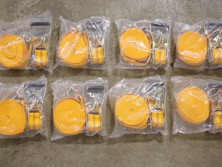 [8]-aboss-2"-x-29'-adjustable-ratchet-tie-downs,-unused-image-1