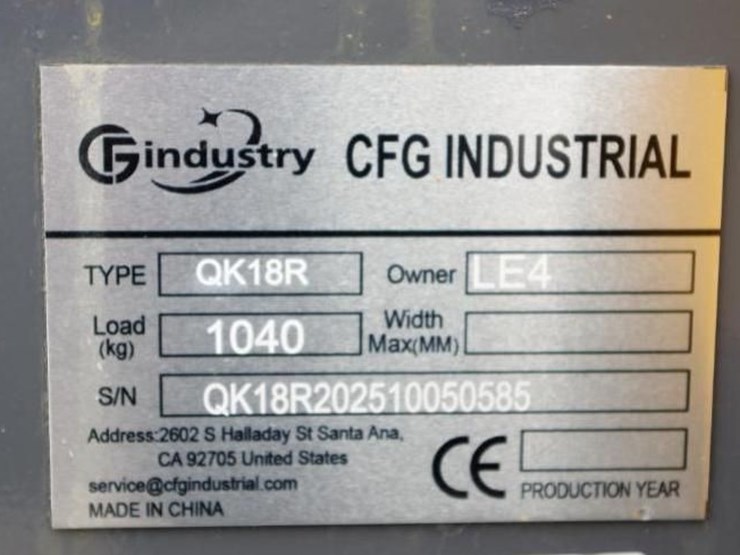 2025-cfg-industrial-qk18r-mini-excavator-w/-pilot-system,-rato-gasoline-engine,-unused-image-2