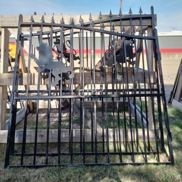 #16 • Bi-Parting Iron Gate w/ Lion Motif - 4.2M