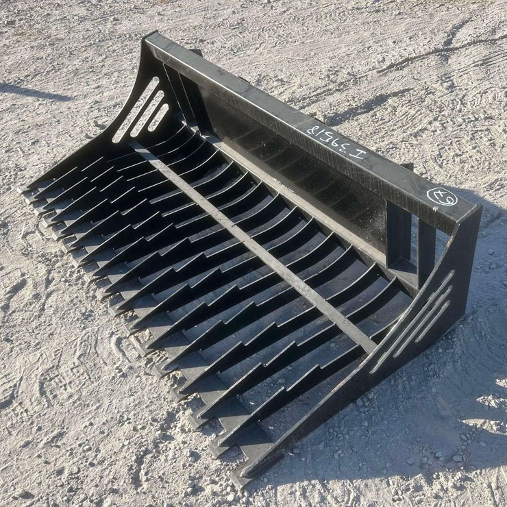 Rock Bucket Skid Steer Attachment