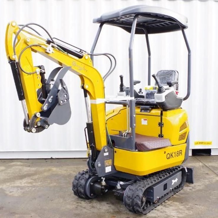 2025 CFG INDUSTRIAL QK18R Mini Excavator w/ Pilot System, RATO Gasoline Engine, Unused