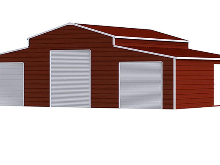 kj-heavy-duty-42'-x-30'-metal-storage-shed,-m/n-k4230g,-unused-image-1