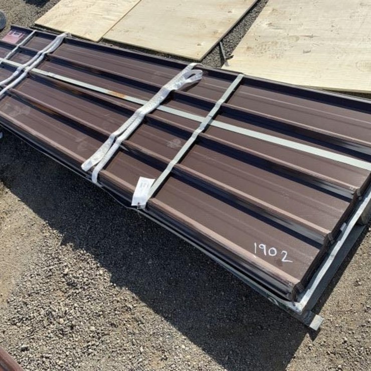 (70) Unused 12ft x 3ft Metal Corrugated Roof
