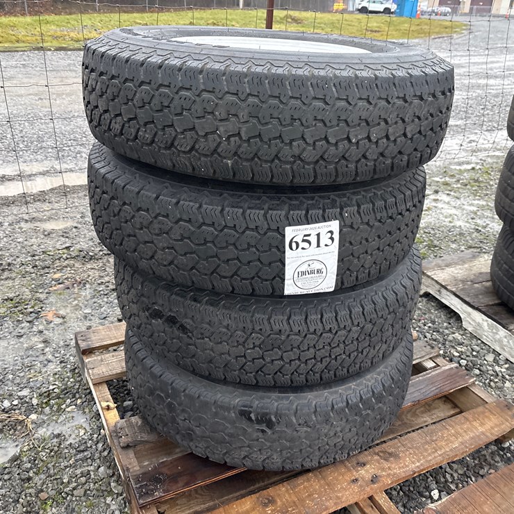 #6513 • E1. (4) campaigner centennial lt 235/85r16 tires on rims