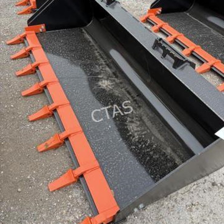 #141 • 80" Skid Steer Bucket w/ Teeth