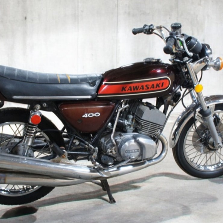 1974 Kawasaki S3 400 Triple Motorcycle