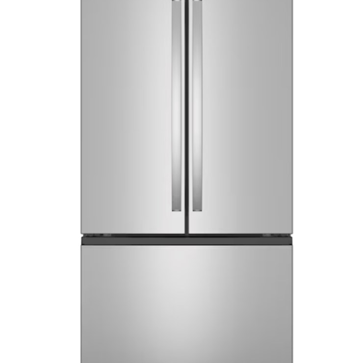 WHIRLPOOL Standard-Depth 31 Cu Ft 3 -Door 36" W French Door Refrigerator with Ice Maker, Unused