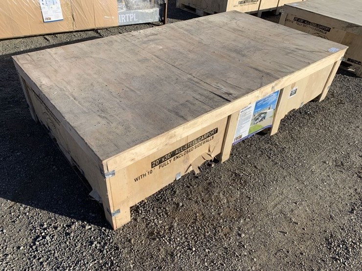 unused-2025-sd-lanch-20ft-x-30ft-steel-carport.-image-2