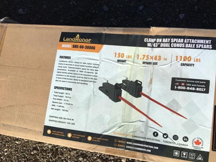 unused-land-honor-shs-66-3000g-43in-clamp-on-image-3