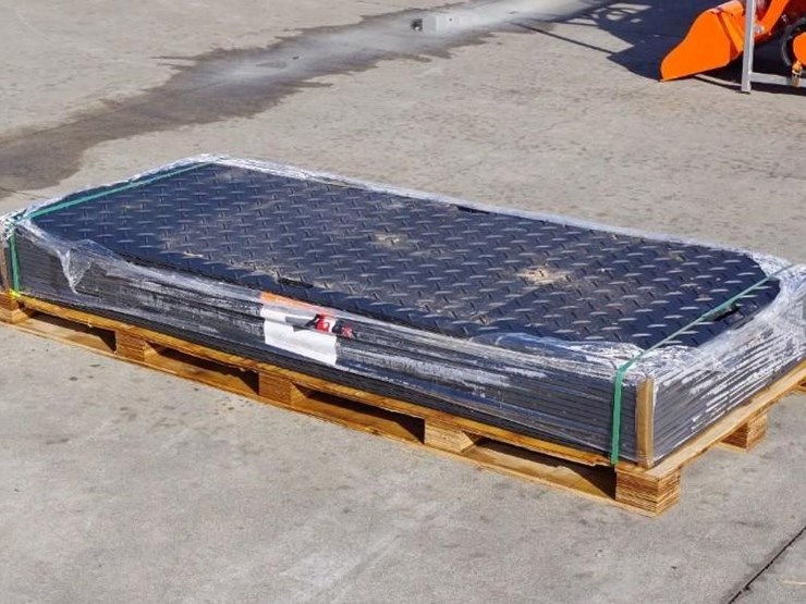 [15]-aboss-diamond-plated-ground-protection-mats,-approx.-3.5'-x-7.8'-x-.5",-unused,-retail:-$3,700-image-1