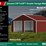 kj-heavy-duty-23'-x-22'-double-garage-metal-shed-w/-side-door-entrance,-m/n-k2223g,-unused-image-2