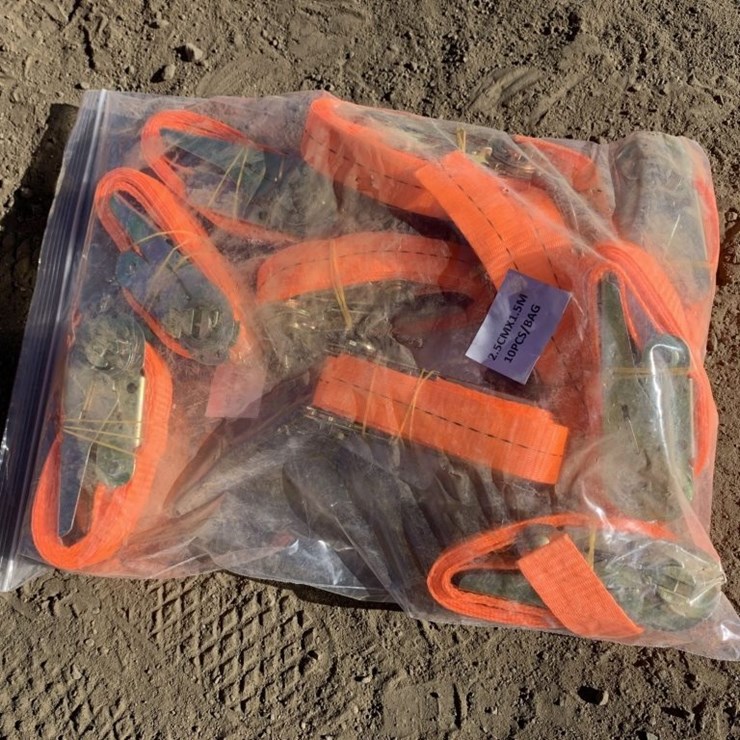 (10) Unused 1in Ratchet Straps.