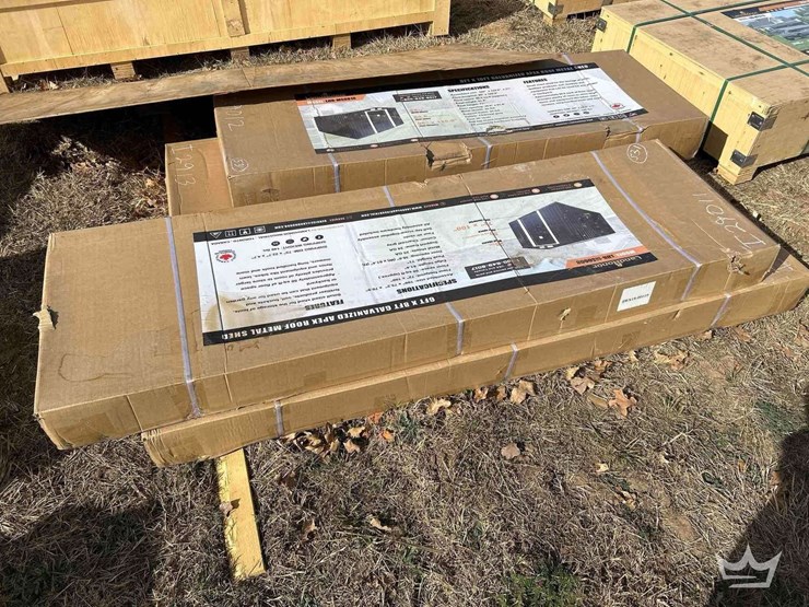 land-honor-6'x8'-galvanized-apex-roof-metal-shed-image-2