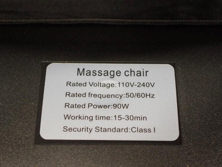 aboss-high-end-full-body-massage-chair-w/-intelligent-voice-control,-unused-image-5