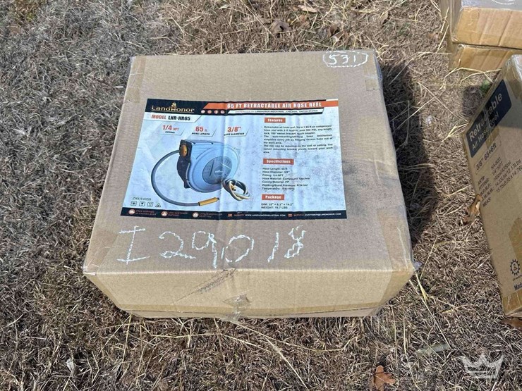 land-honor-65'-retractable-air-hose-reel-image-2