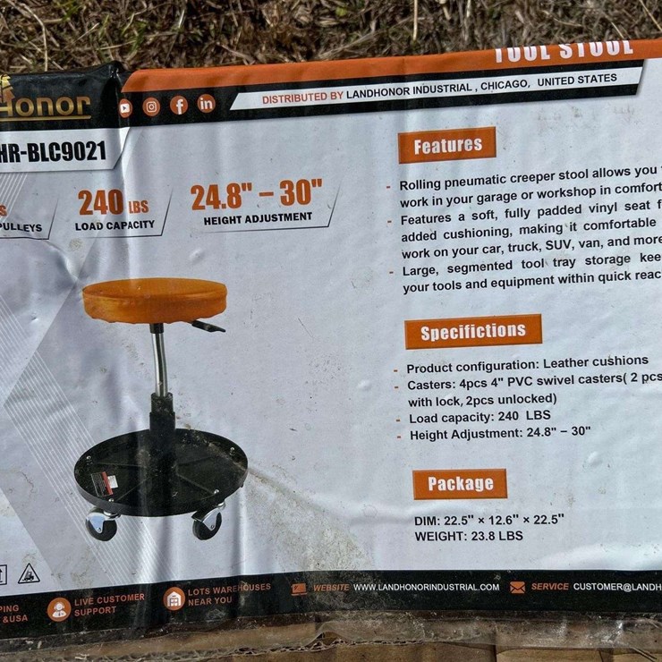 Land Honor 240lbs Tool Stool