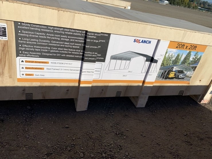 unused-sd-lanch-20ft-x-20ft-x-9.5ft-steel-carport.-image-3