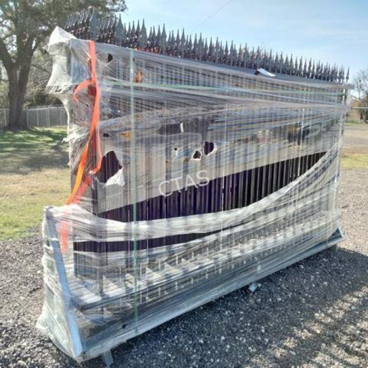 #11 • (8) Wrought Iron Fence Panels